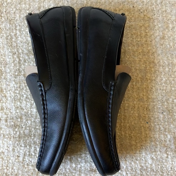 ?JF J. FERRAR MENS SIZE 10 SLIP ON BLACK DRESS SHOES main image 9